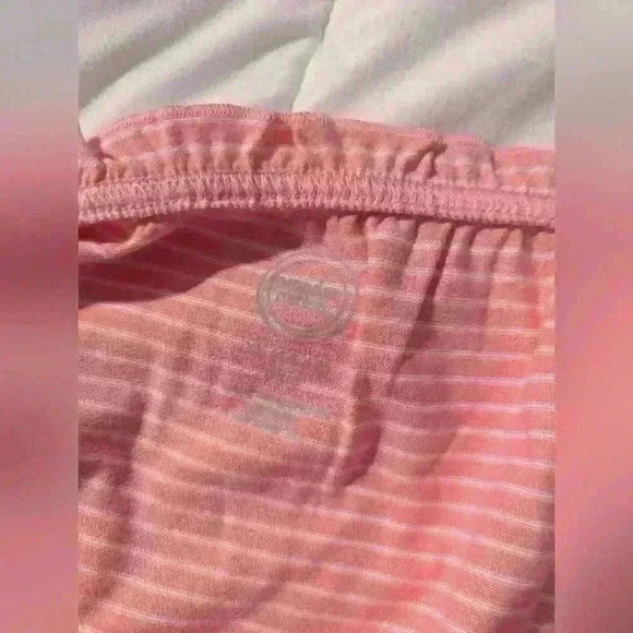 NWT Wonder Nation Girls Just Peachy Striped Tank Size XL 14-16 Plus - Picture 3 of 3